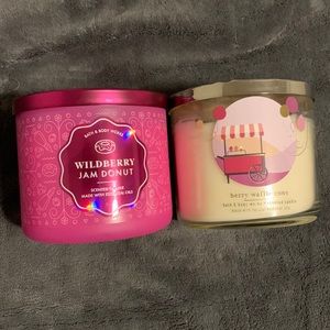 Bath and body works candles